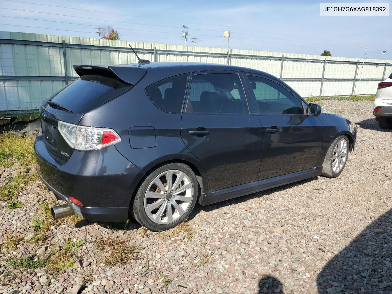 JF1GH7G6XAG818392 2010 Subaru Impreza Wrx Limited