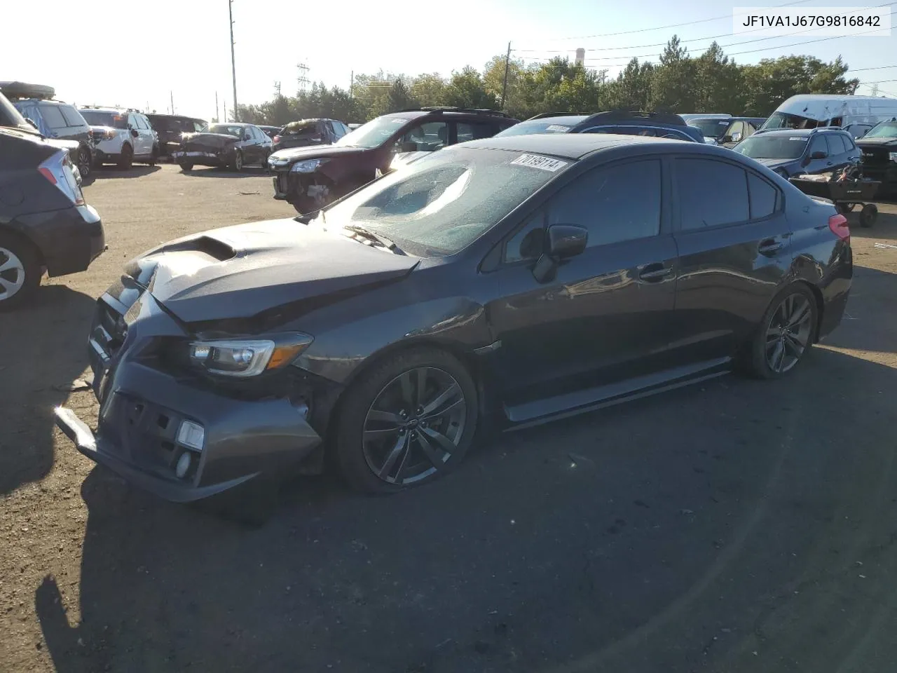 2016 Subaru Wrx Limited VIN: JF1VA1J67G9816842 Lot: 70199114