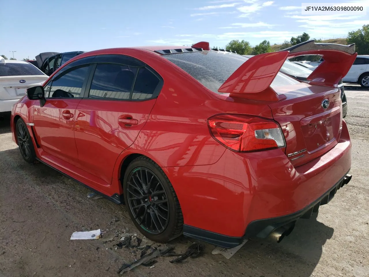 2016 Subaru Wrx Sti VIN: JF1VA2M63G9800090 Lot: 71626634