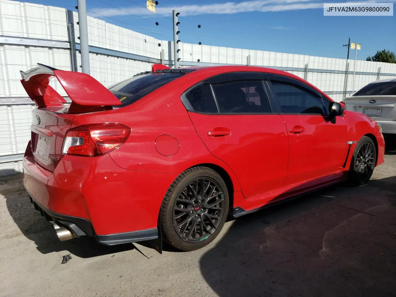 2016 Subaru Wrx Sti VIN: JF1VA2M63G9800090 Lot: 71626634