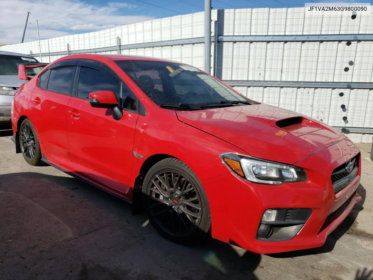 2016 Subaru Wrx Sti VIN: JF1VA2M63G9800090 Lot: 71626634