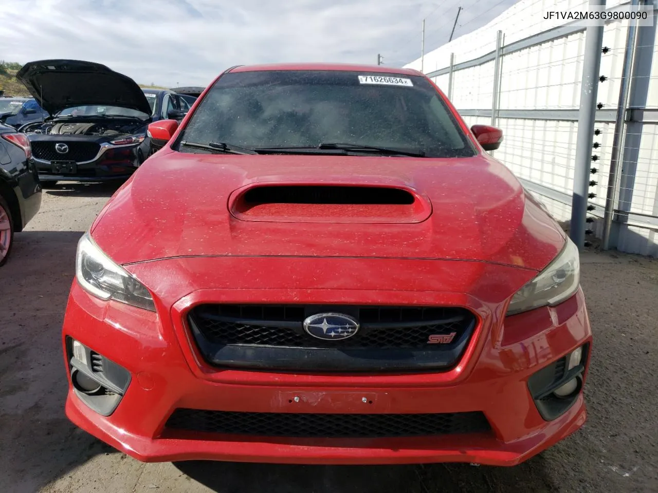 JF1VA2M63G9800090 2016 Subaru Wrx Sti