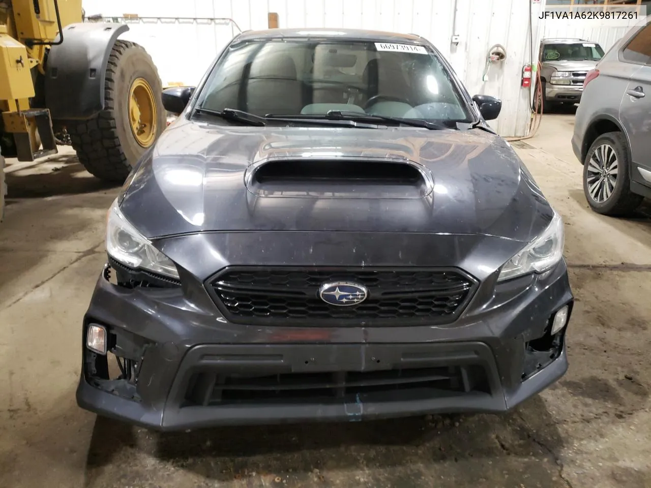 2019 Subaru Wrx VIN: JF1VA1A62K9817261 Lot: 66973914