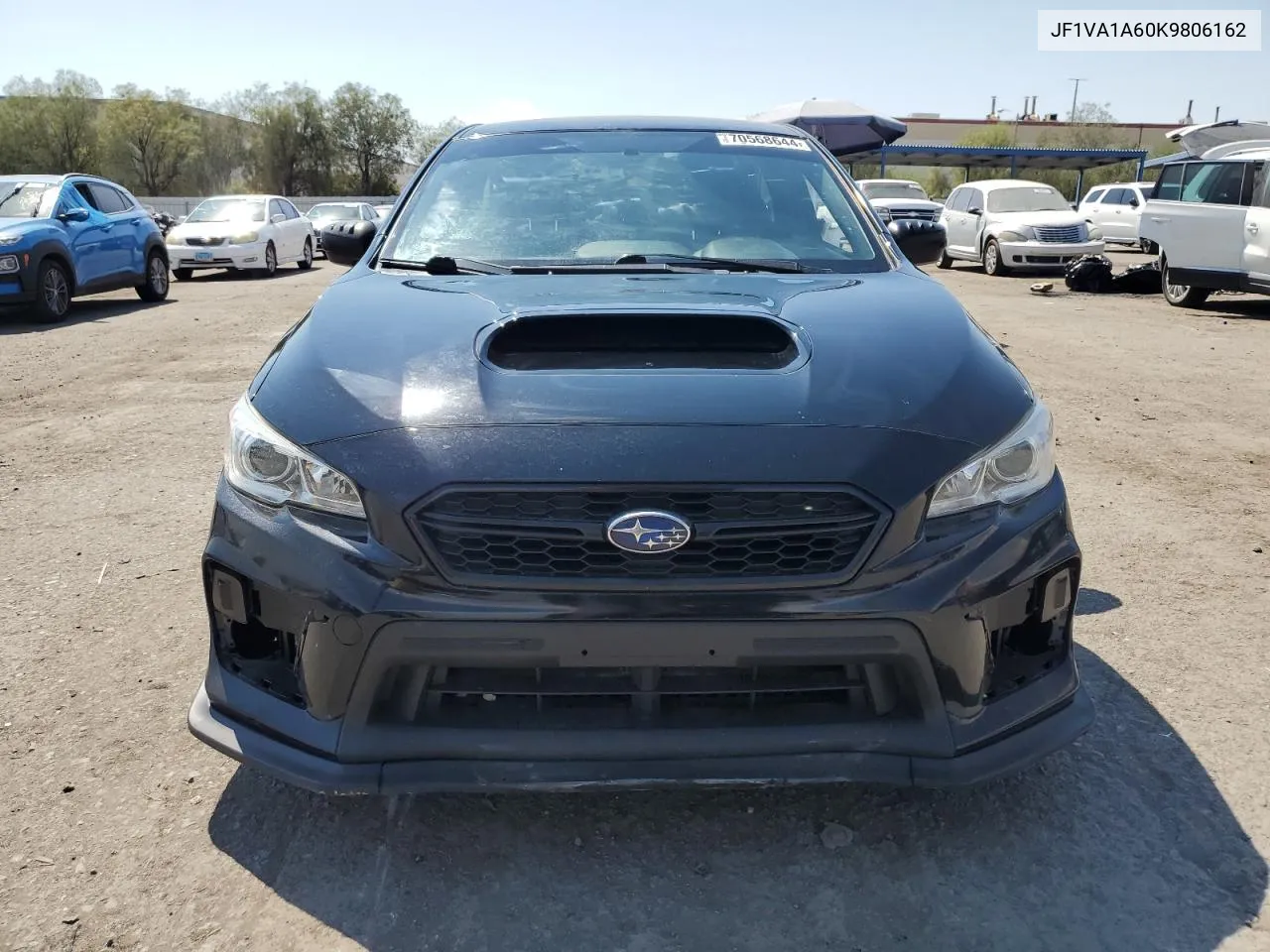 2019 Subaru Wrx VIN: JF1VA1A60K9806162 Lot: 70568644