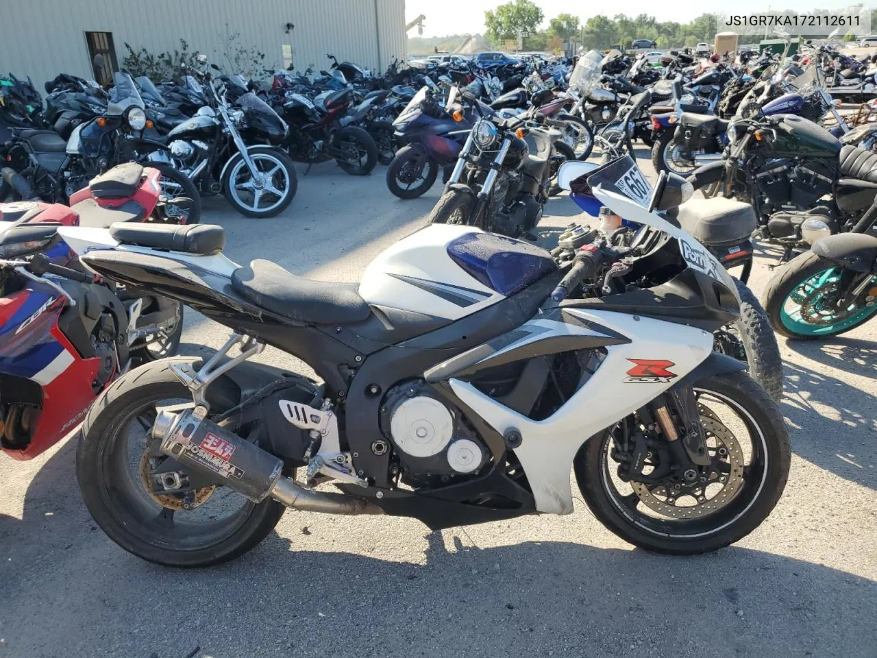 2007 Suzuki Gsx-R750 VIN: JS1GR7KA172112611 Lot: 66784574