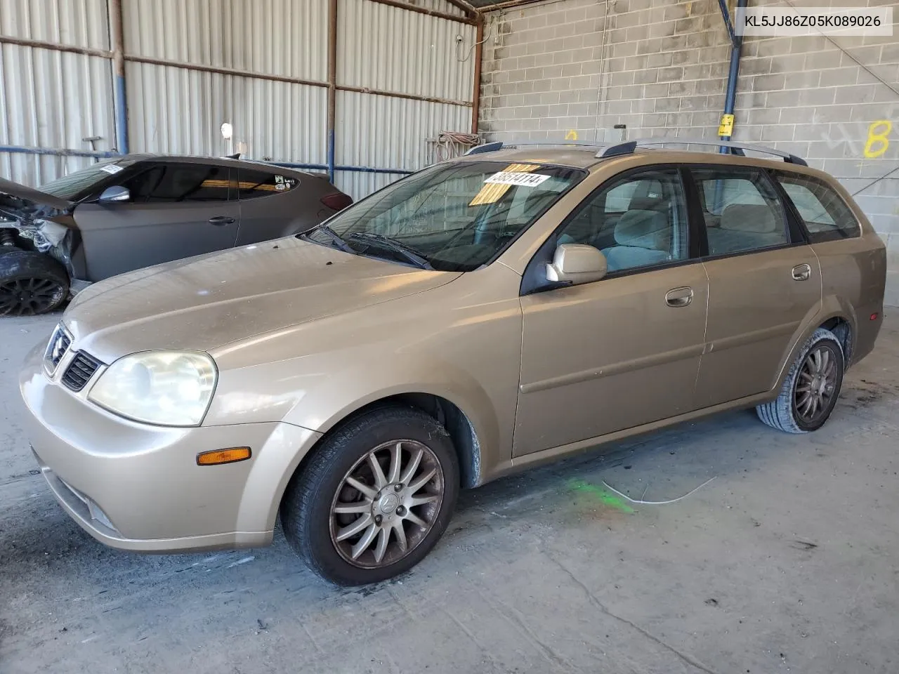 2005 Suzuki Forenza Lx VIN: KL5JJ86Z05K089026 Lot: 38514114