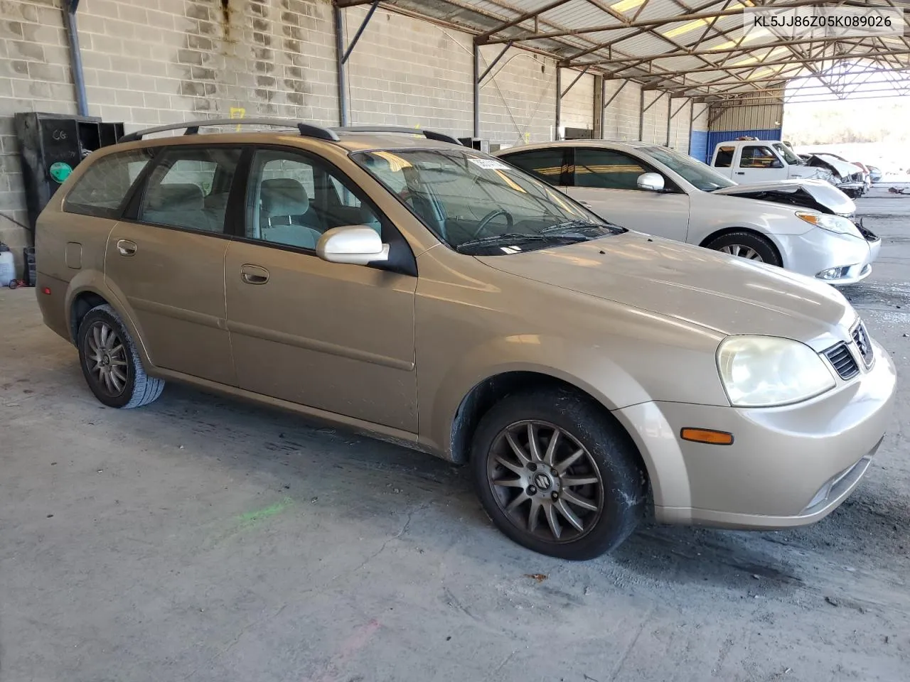 2005 Suzuki Forenza Lx VIN: KL5JJ86Z05K089026 Lot: 38514114