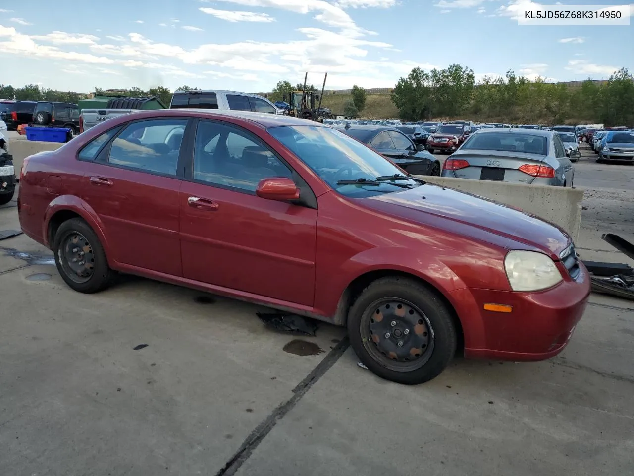 KL5JD56Z68K314950 2008 Suzuki Forenza Base