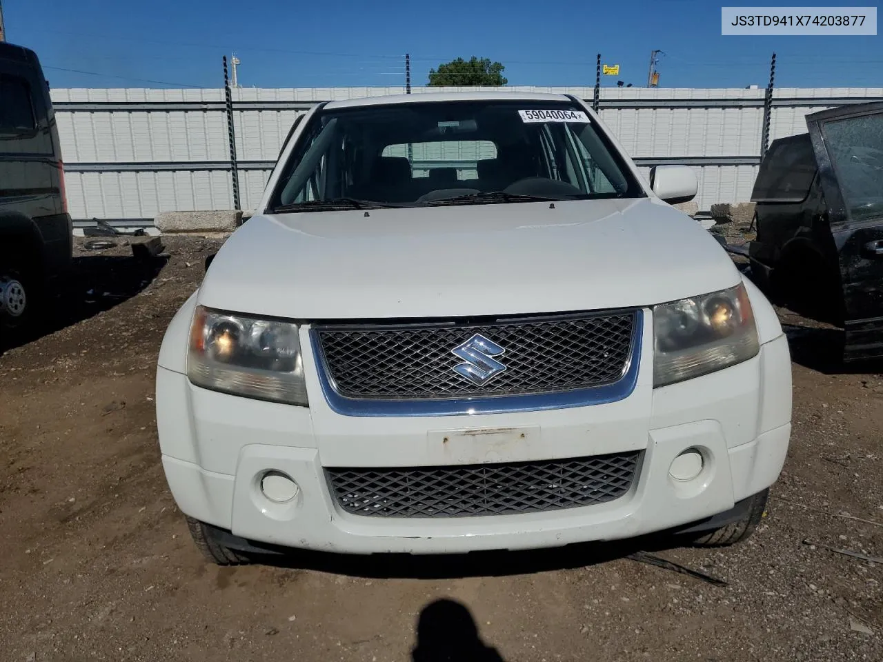 2007 Suzuki Grand Vitara VIN: JS3TD941X74203877 Lot: 59040064