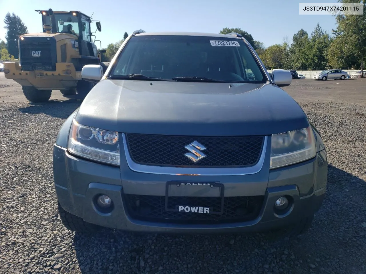 JS3TD947X74201115 2007 Suzuki Grand Vitara Luxury