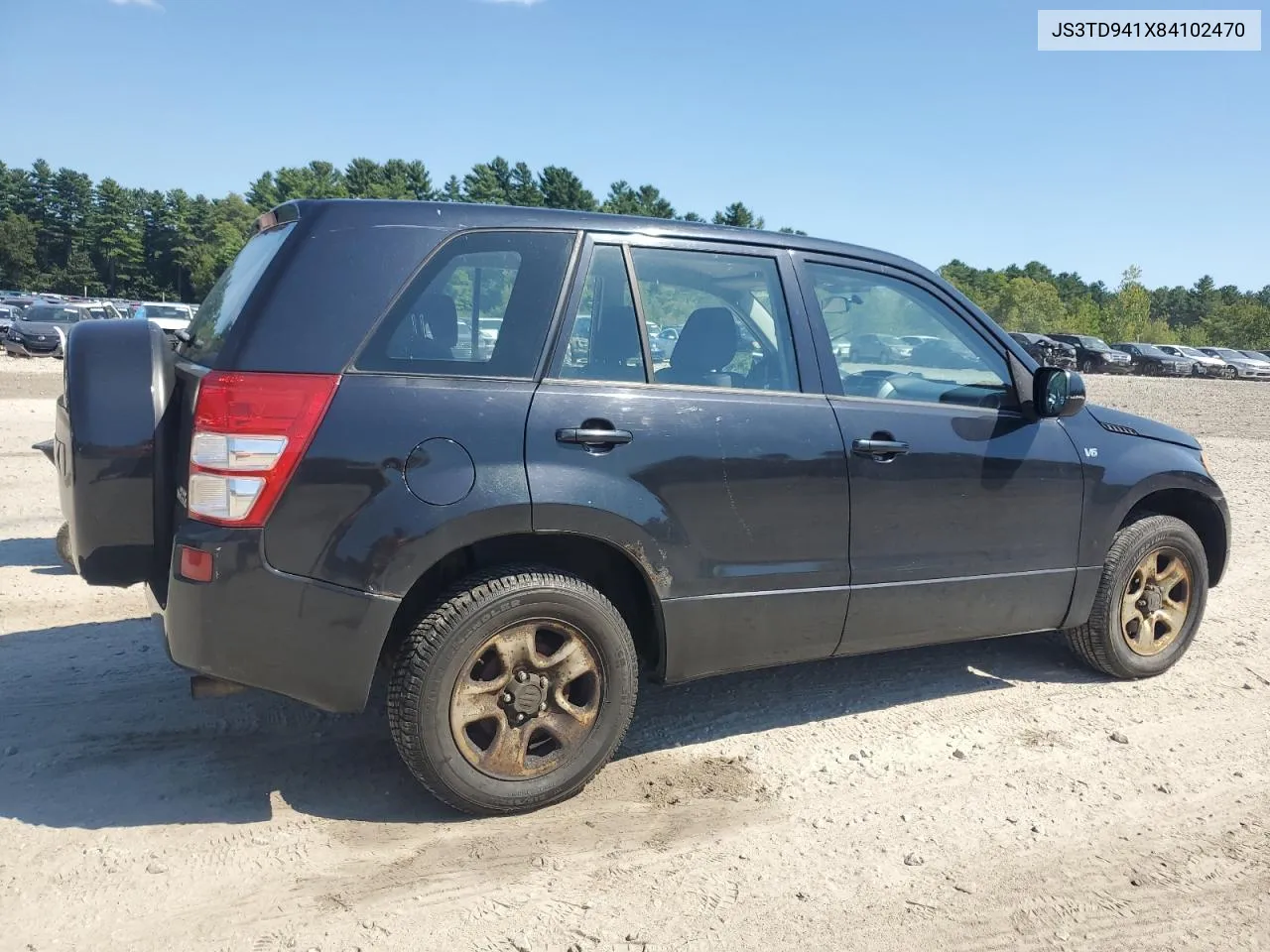 2008 Suzuki Grand Vitara VIN: JS3TD941X84102470 Lot: 70339634