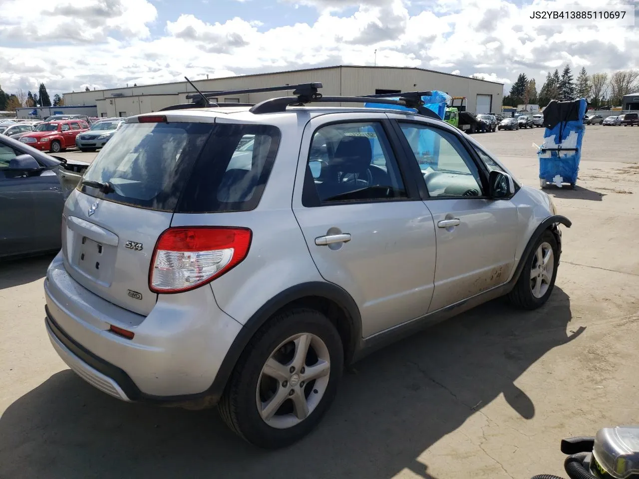 2008 Suzuki Sx4 Base VIN: JS2YB413885110697 Lot: 50116634