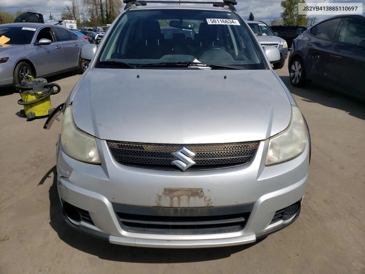 2008 Suzuki Sx4 Base VIN: JS2YB413885110697 Lot: 50116634