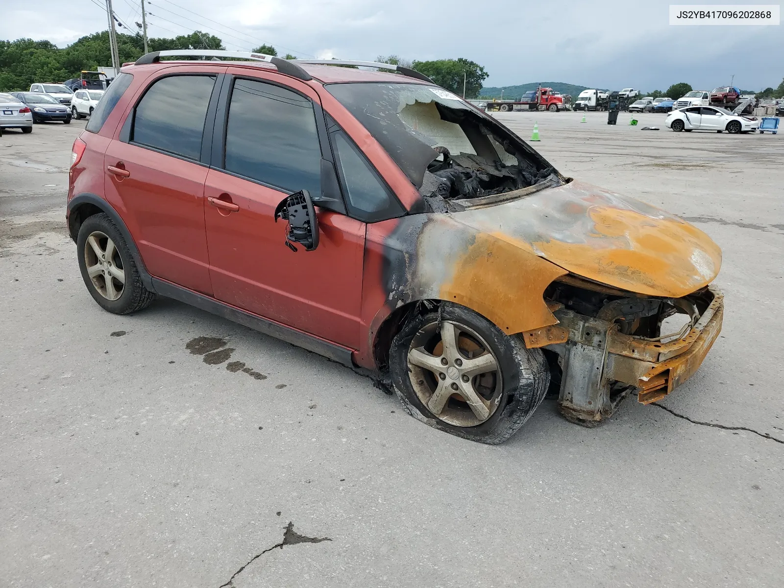 2009 Suzuki Sx4 Touring VIN: JS2YB417096202868 Lot: 62239544