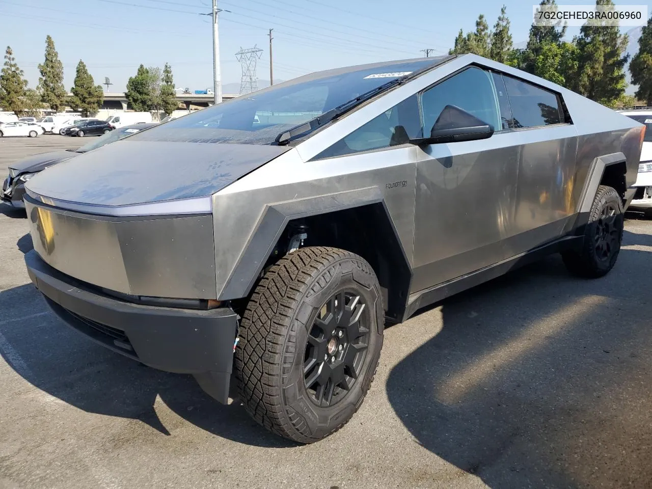 2024 Tesla Cybertruck VIN: 7G2CEHED3RA006960 Lot: 62443524