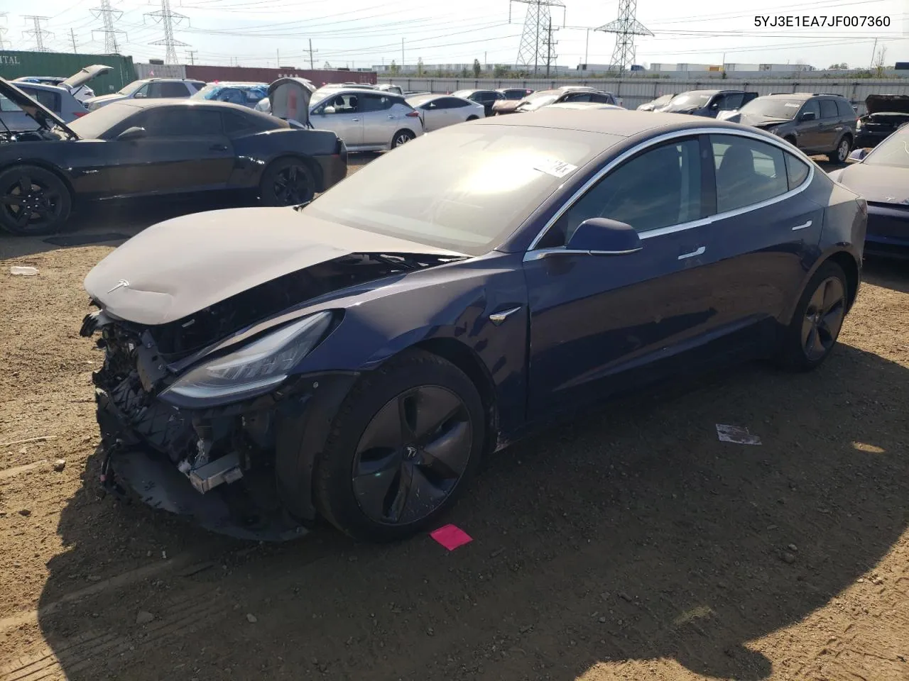 2018 Tesla Model 3 VIN: 5YJ3E1EA7JF007360 Lot: 69321374