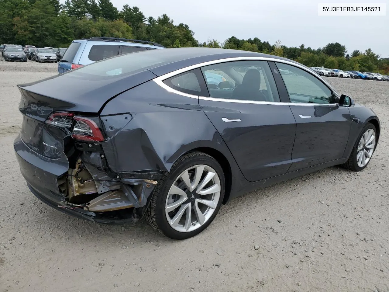 2018 Tesla Model 3 VIN: 5YJ3E1EB3JF145521 Lot: 71382304