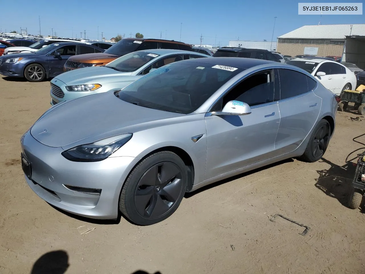 2018 Tesla Model 3 VIN: 5YJ3E1EB1JF065263 Lot: 71426884