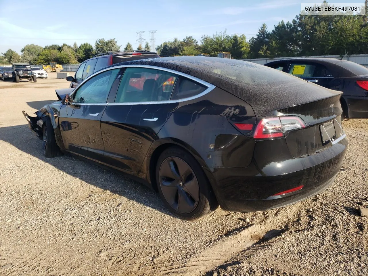 5YJ3E1EB5KF497081 2019 Tesla Model 3