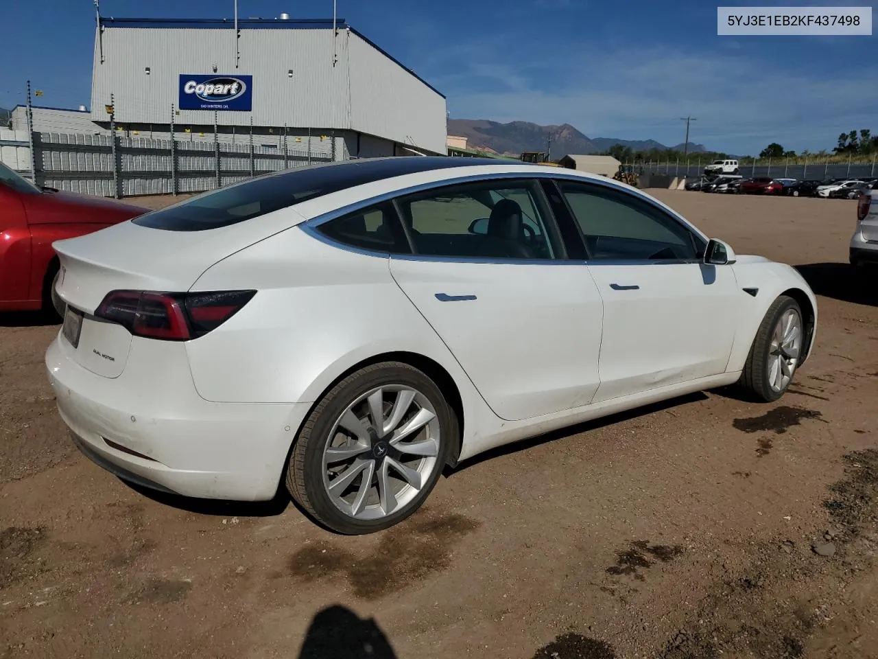 5YJ3E1EB2KF437498 2019 Tesla Model 3