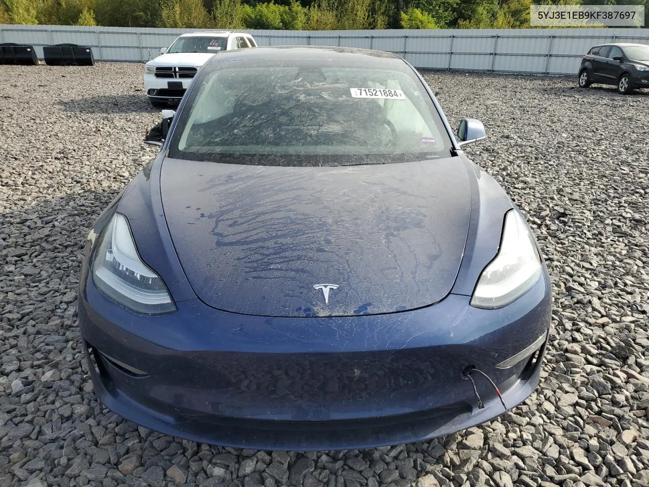 2019 Tesla Model 3 VIN: 5YJ3E1EB9KF387697 Lot: 71521884