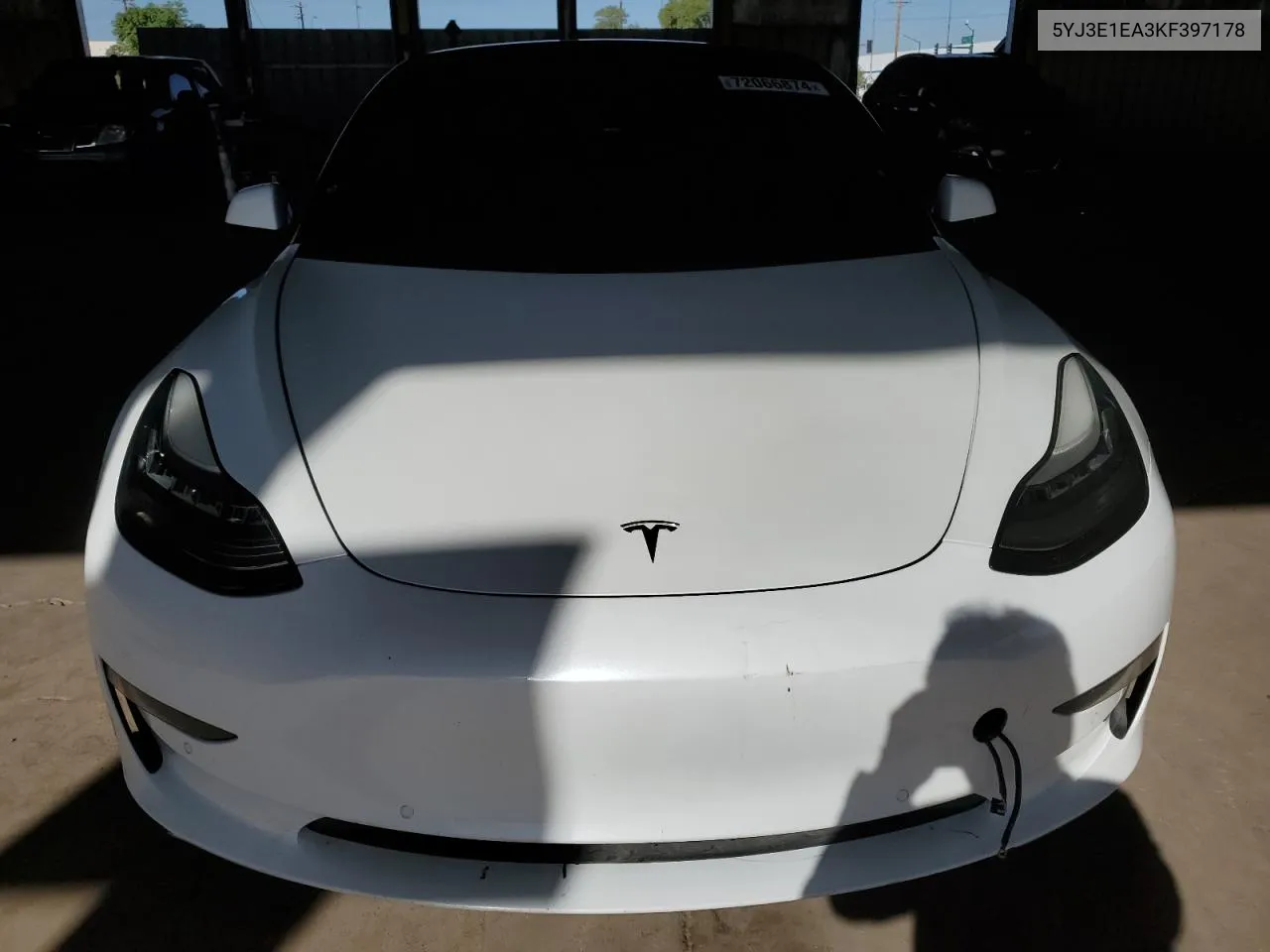 2019 Tesla Model 3 VIN: 5YJ3E1EA3KF397178 Lot: 72066874