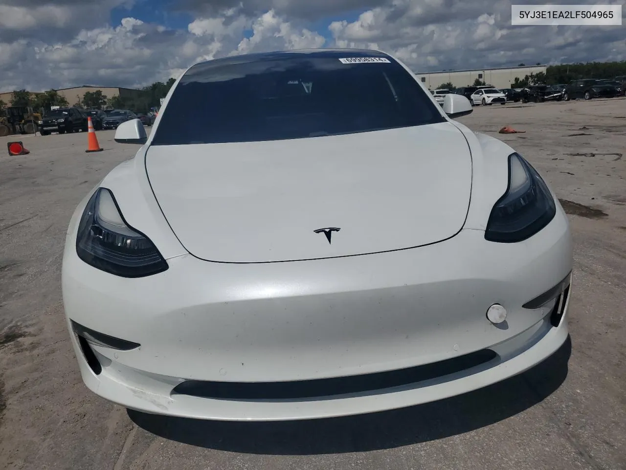 2020 Tesla Model 3 VIN: 5YJ3E1EA2LF504965 Lot: 69958314