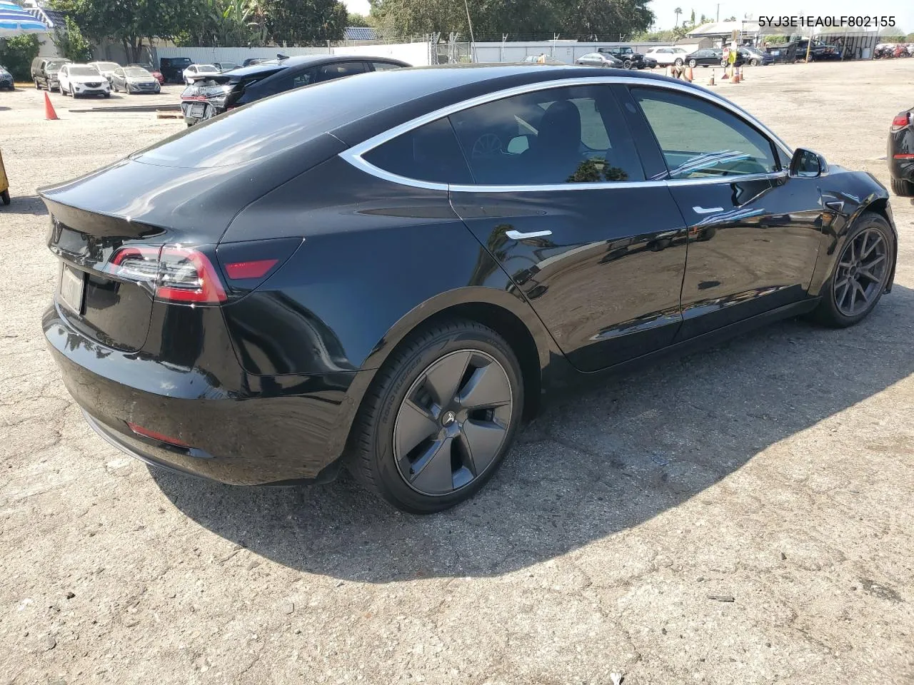 2020 Tesla Model 3 VIN: 5YJ3E1EA0LF802155 Lot: 71315574