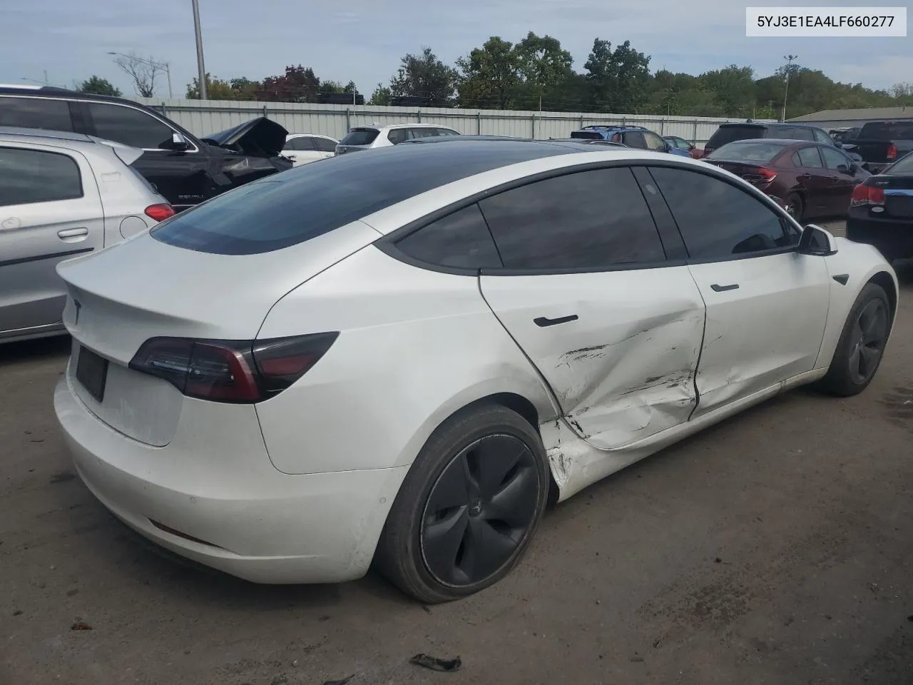 2020 Tesla Model 3 VIN: 5YJ3E1EA4LF660277 Lot: 71810174