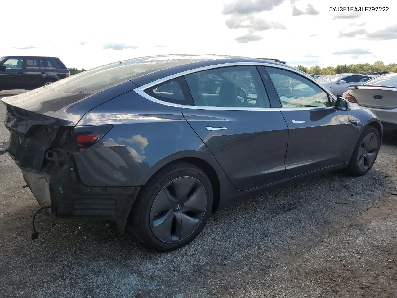 2020 Tesla Model 3 VIN: 5YJ3E1EA3LF792222 Lot: 72069774