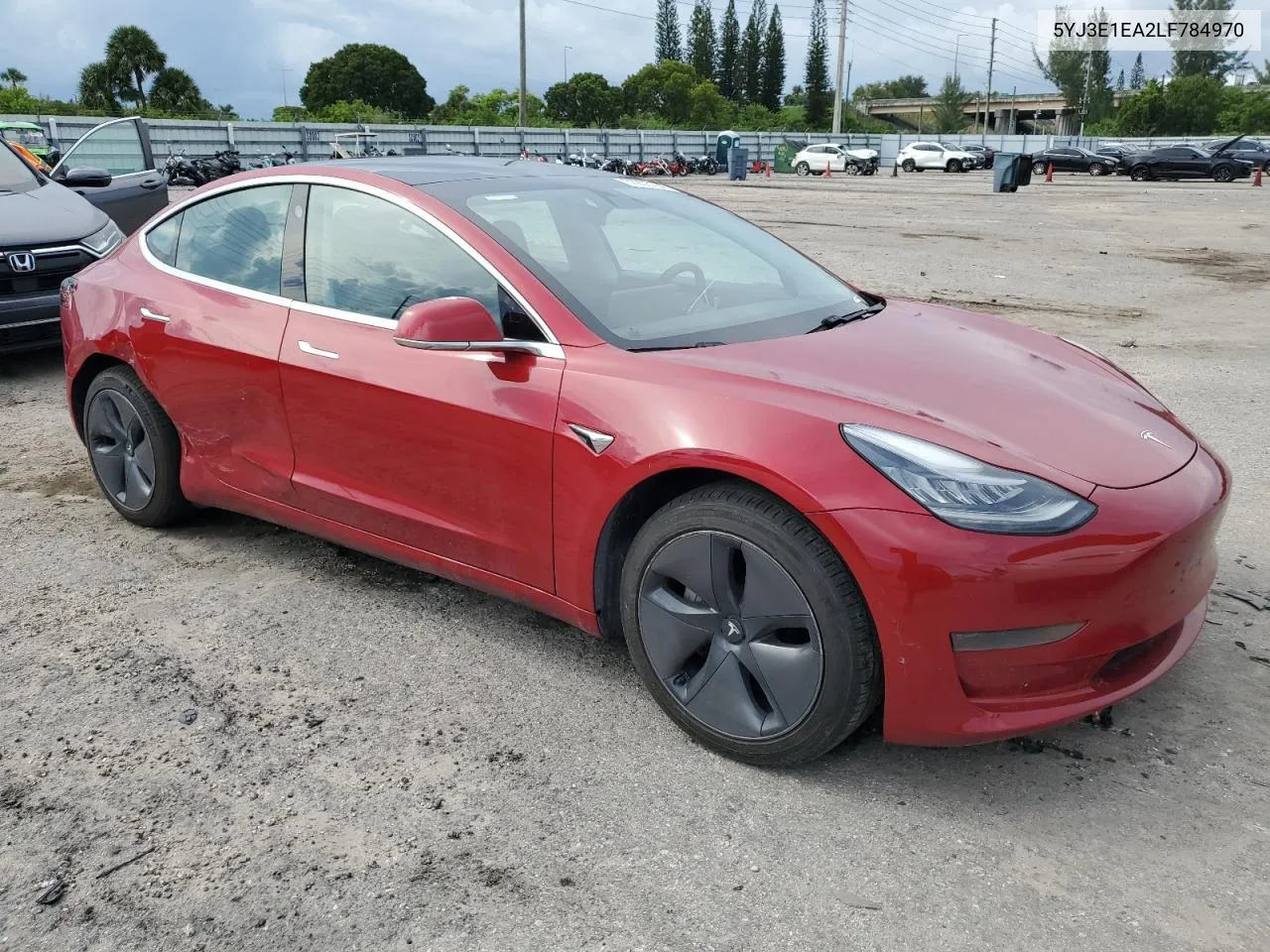 2020 Tesla Model 3 VIN: 5YJ3E1EA2LF784970 Lot: 72203184