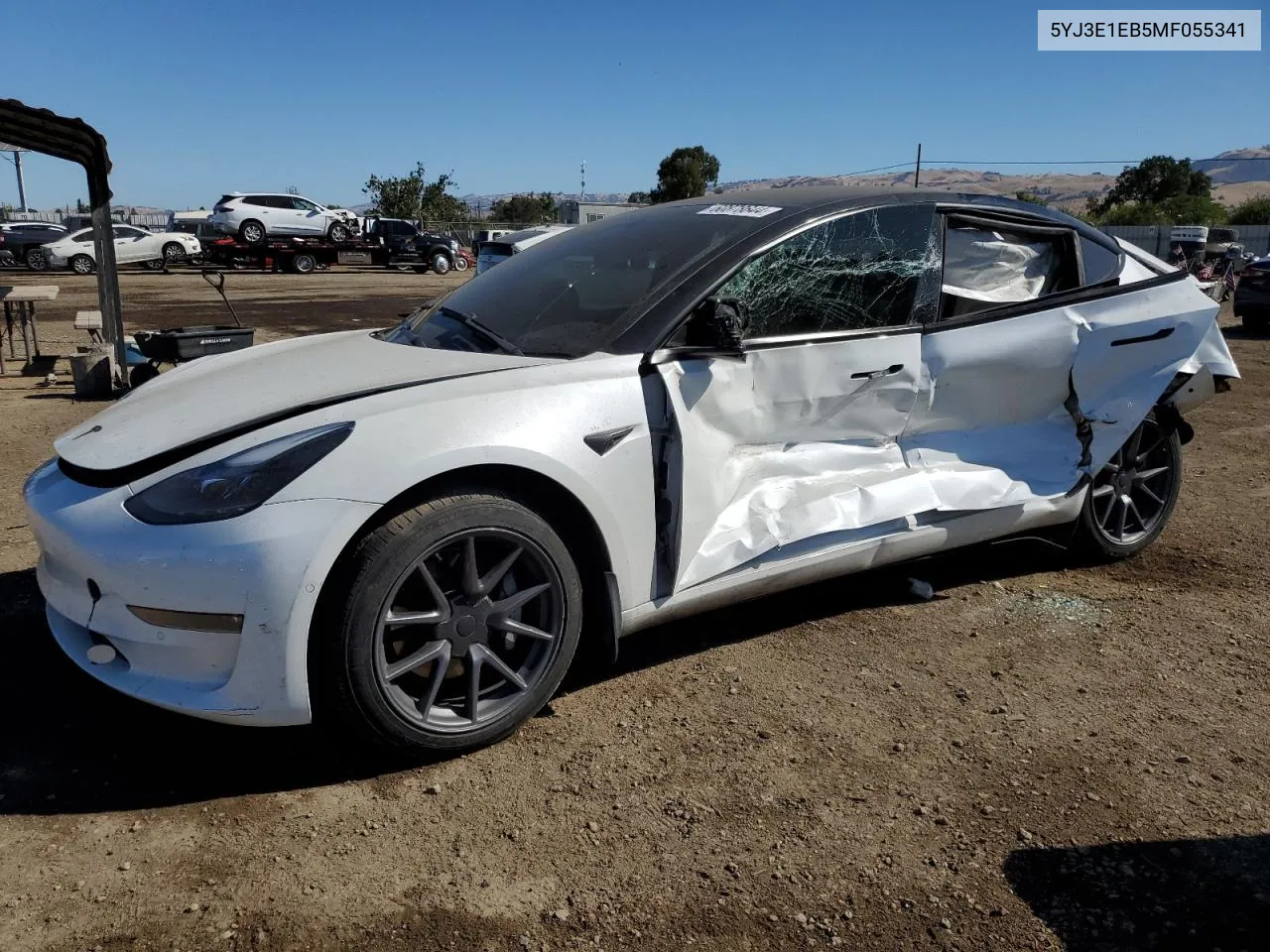 5YJ3E1EB5MF055341 2021 Tesla Model 3