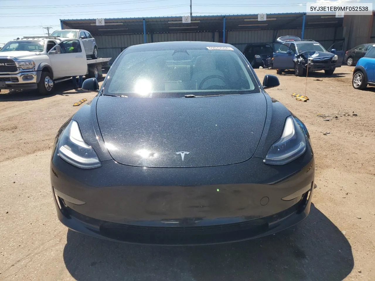 5YJ3E1EB9MF052538 2021 Tesla Model 3