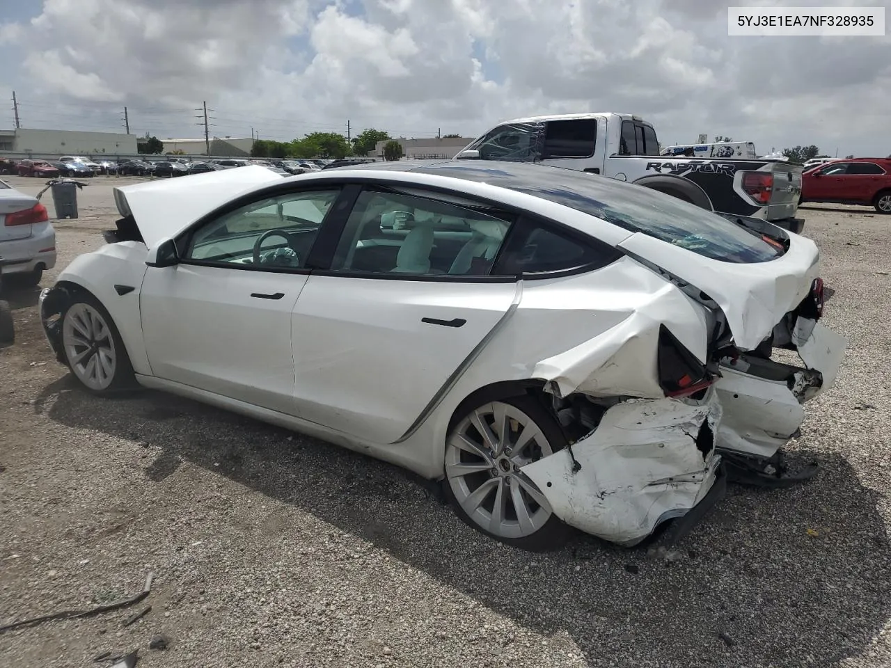 5YJ3E1EA7NF328935 2022 Tesla Model 3