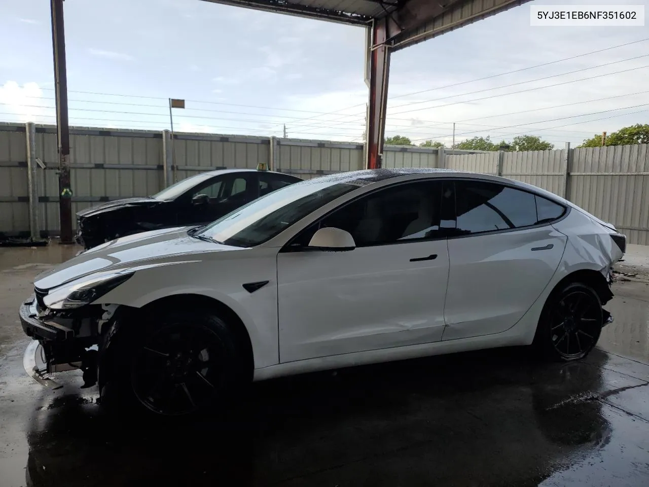 2022 Tesla Model 3 VIN: 5YJ3E1EB6NF351602 Lot: 69830804