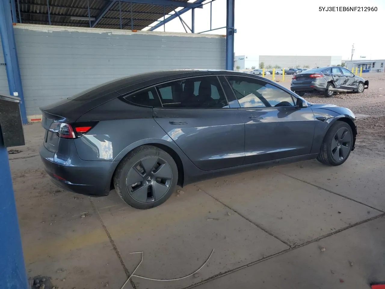 2022 Tesla Model 3 VIN: 5YJ3E1EB6NF212960 Lot: 71427554