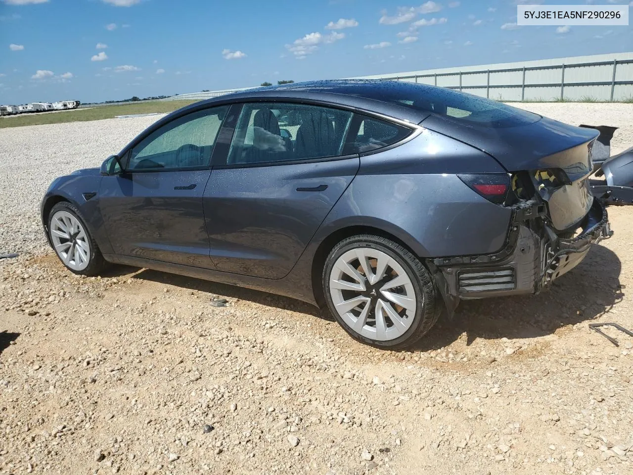 5YJ3E1EA5NF290296 2022 Tesla Model 3