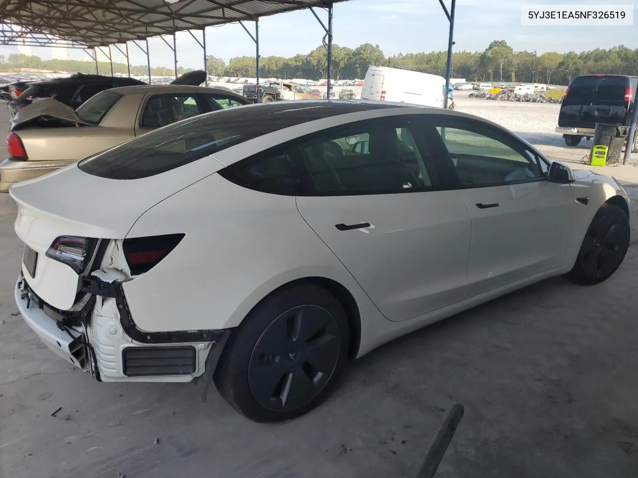 5YJ3E1EA5NF326519 2022 Tesla Model 3