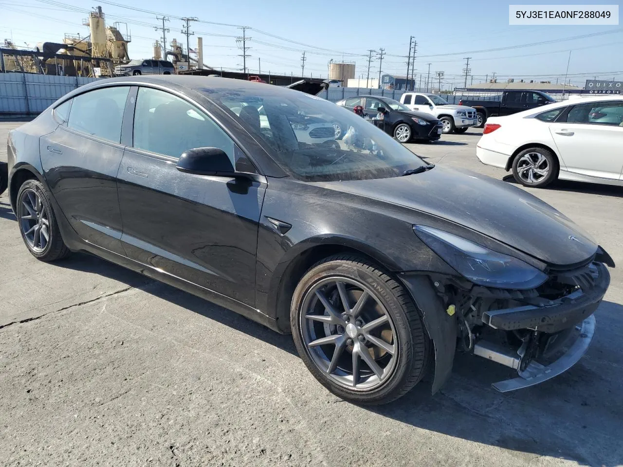 5YJ3E1EA0NF288049 2022 Tesla Model 3