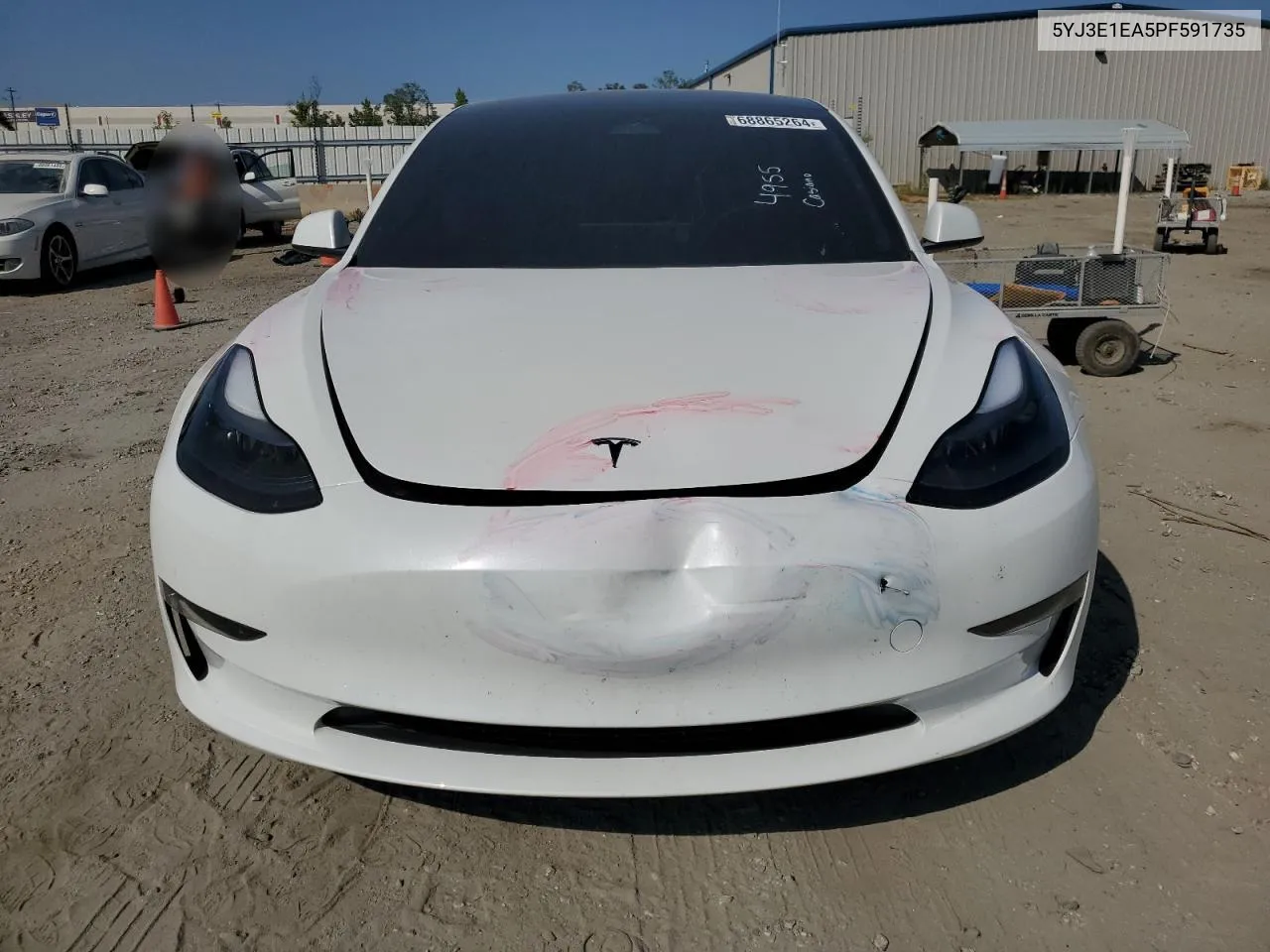 2023 Tesla Model 3 VIN: 5YJ3E1EA5PF591735 Lot: 68865264