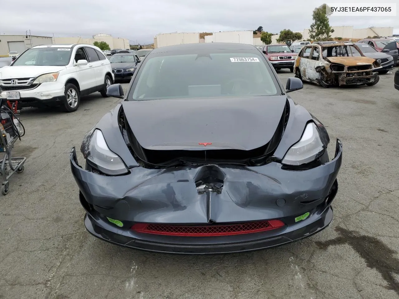 2023 Tesla Model 3 VIN: 5YJ3E1EA6PF437065 Lot: 72063754