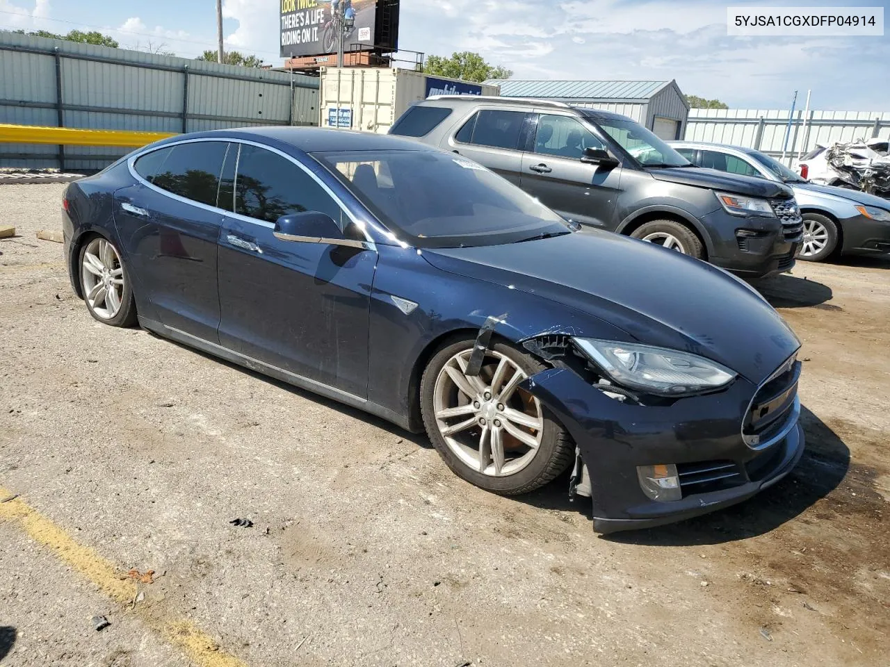 2013 Tesla Model S VIN: 5YJSA1CGXDFP04914 Lot: 71757854