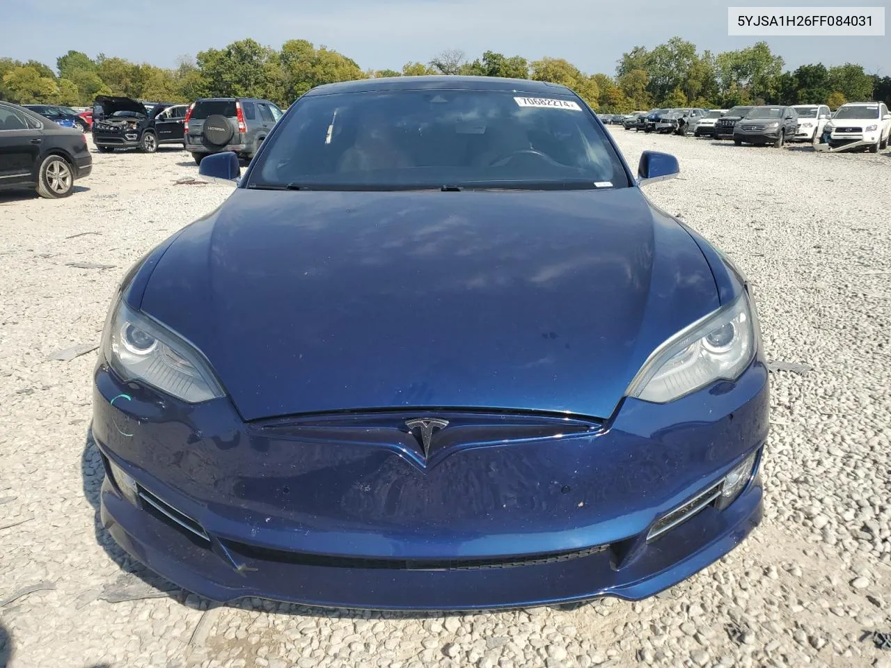 2015 Tesla Model S 85D VIN: 5YJSA1H26FF084031 Lot: 70682274