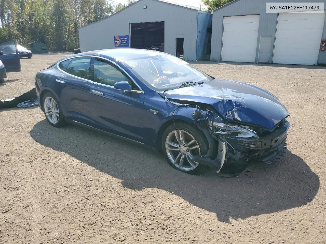 2015 Tesla Model S VIN: 5YJSA1E22FF117479 Lot: 71366084