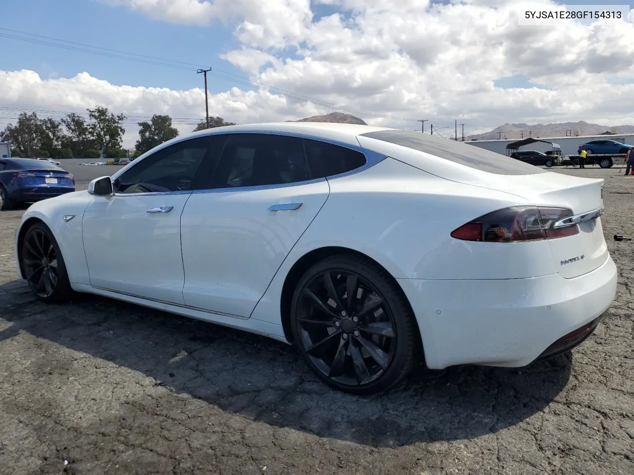 2016 Tesla Model S VIN: 5YJSA1E28GF154313 Lot: 71425194