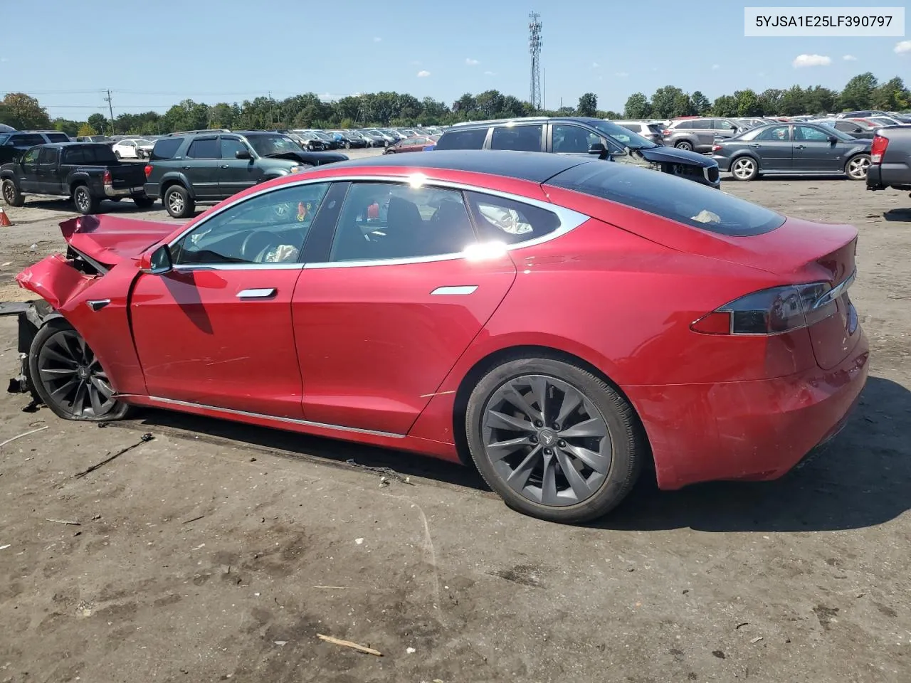 2020 Tesla Model S VIN: 5YJSA1E25LF390797 Lot: 70929994