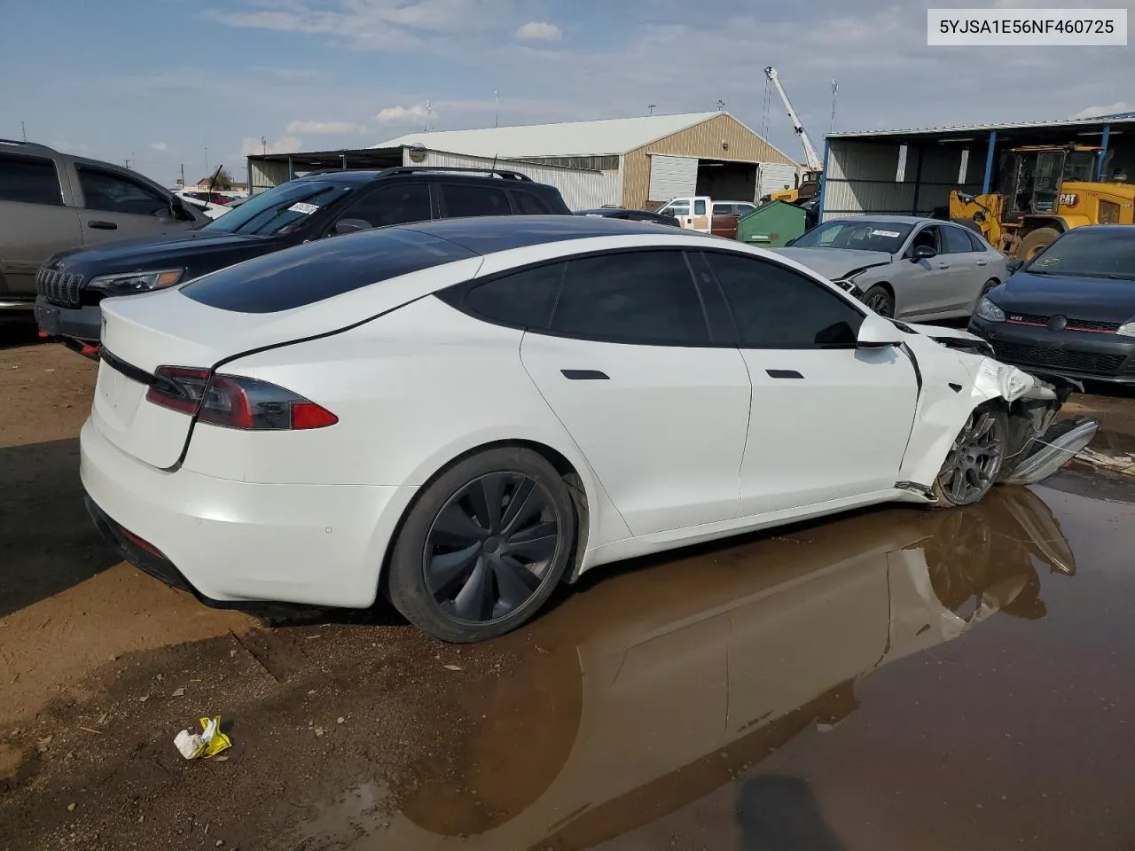 5YJSA1E56NF460725 2022 Tesla Model S