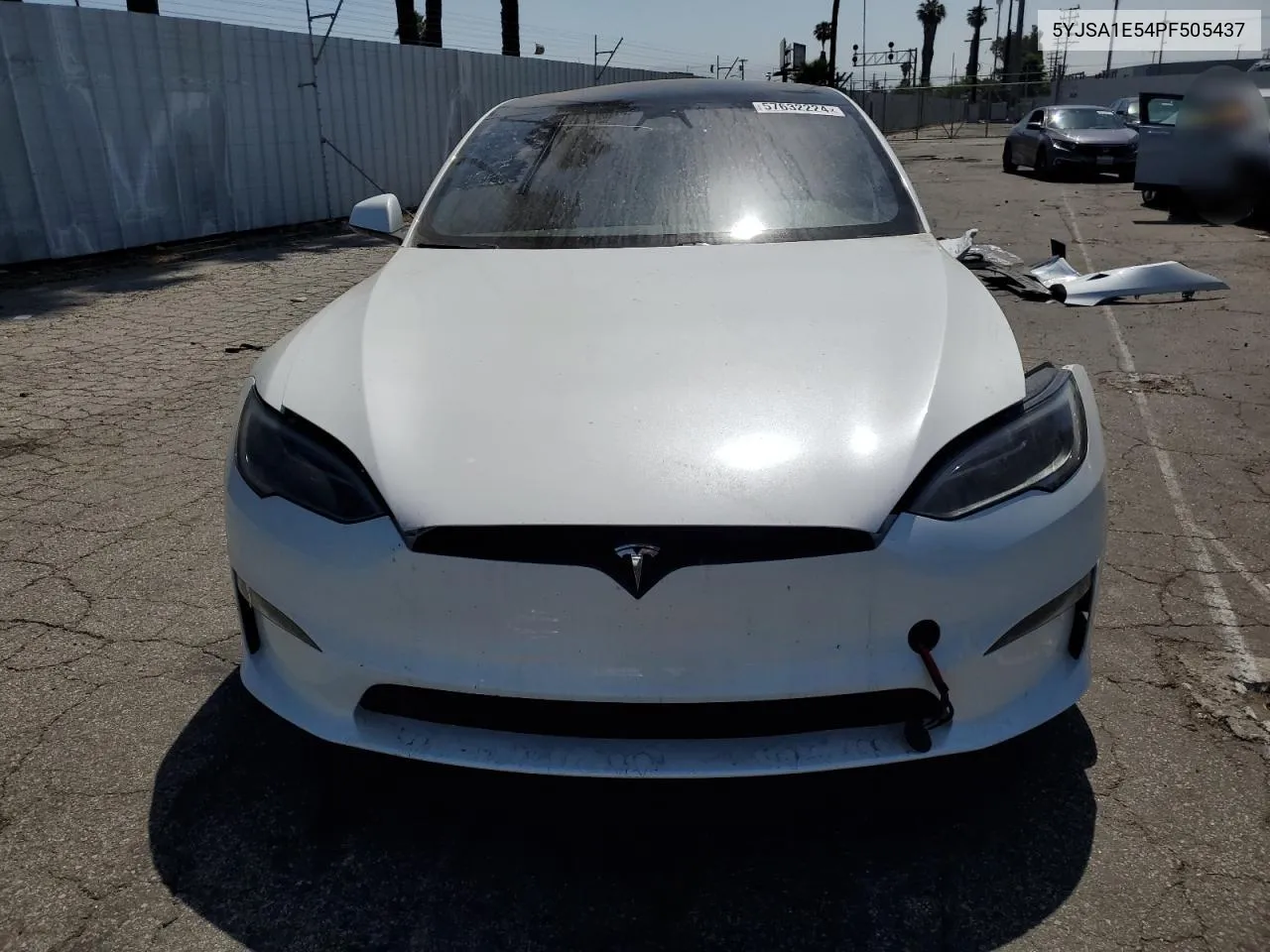 2023 Tesla Model S VIN: 5YJSA1E54PF505437 Lot: 57632224