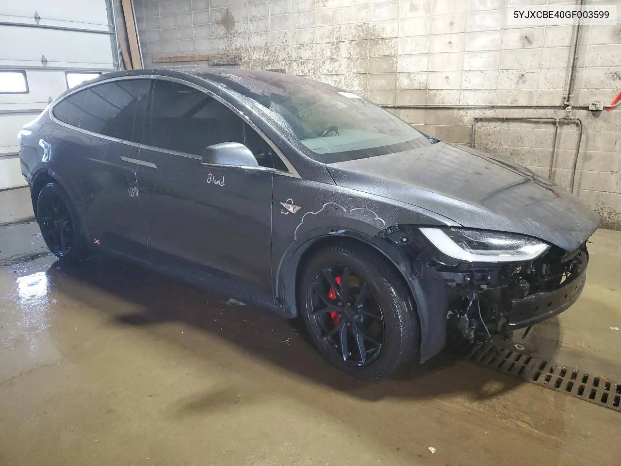 5YJXCBE40GF003599 2016 Tesla Model X