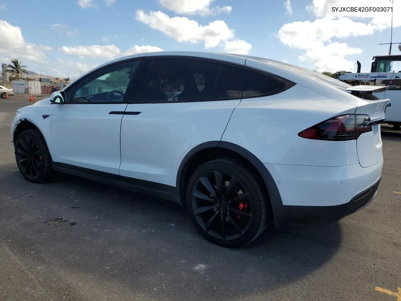 2016 Tesla Model X VIN: 5YJXCBE42GF003071 Lot: 71686994